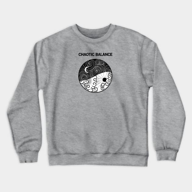 yin and yang Crewneck Sweatshirt by Blacklinesw9